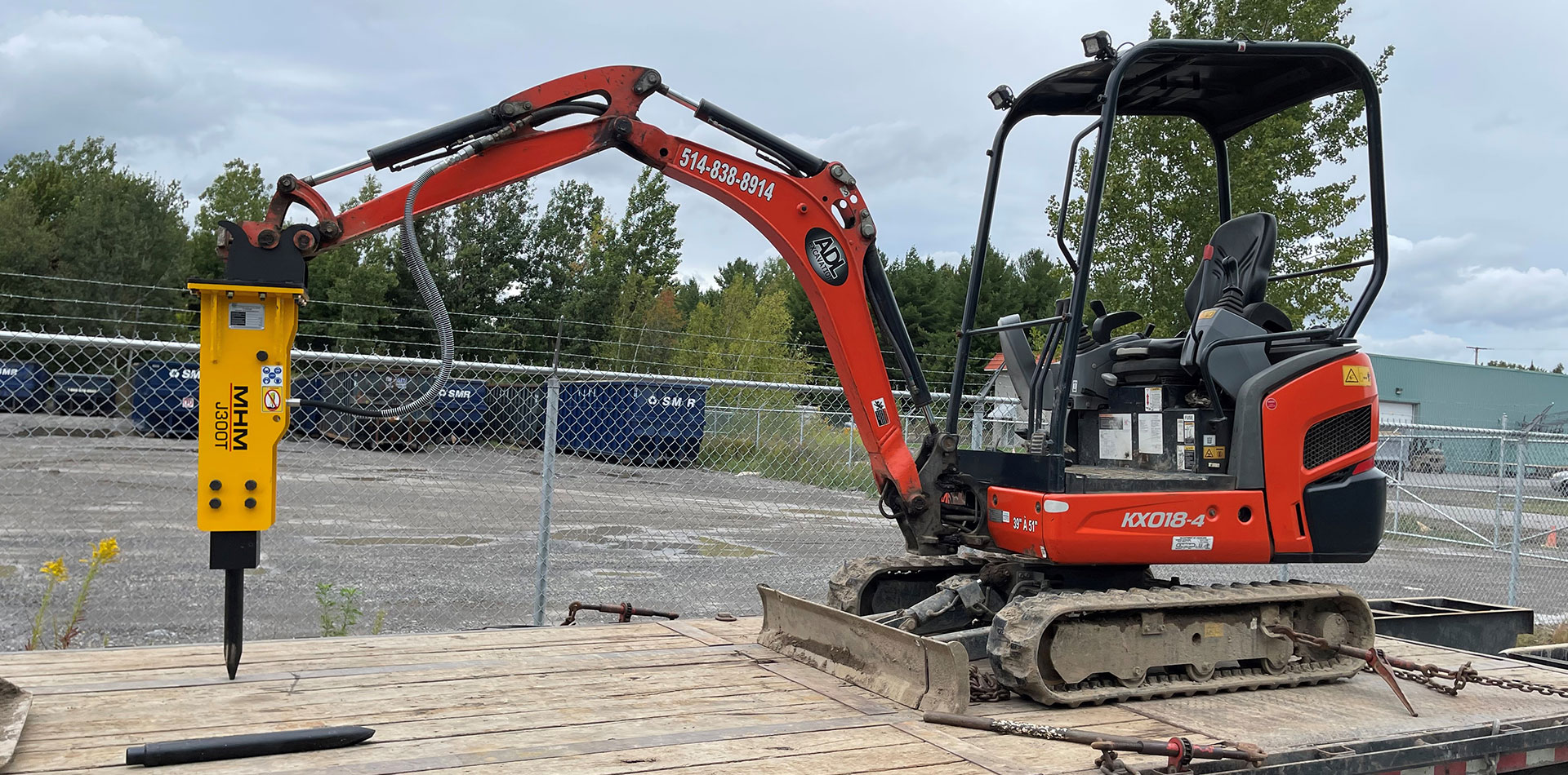 marteau hydraulique St-Hyacinthe